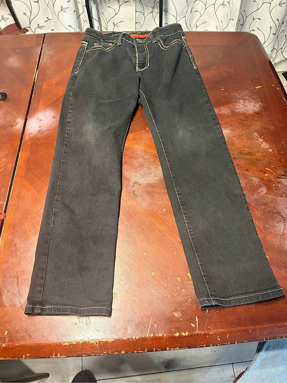 Ace of Diamond Rock Revival Black Jeans